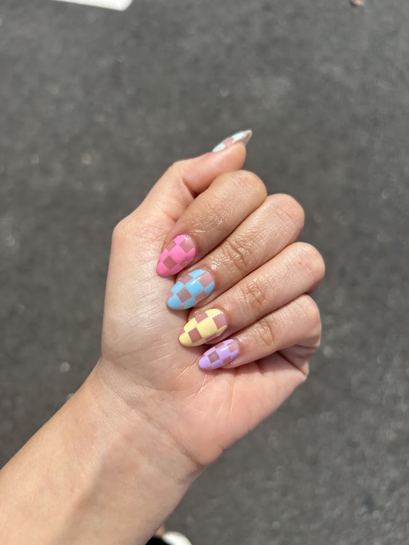 Gel-X nail design by Polished nail Studio in New York