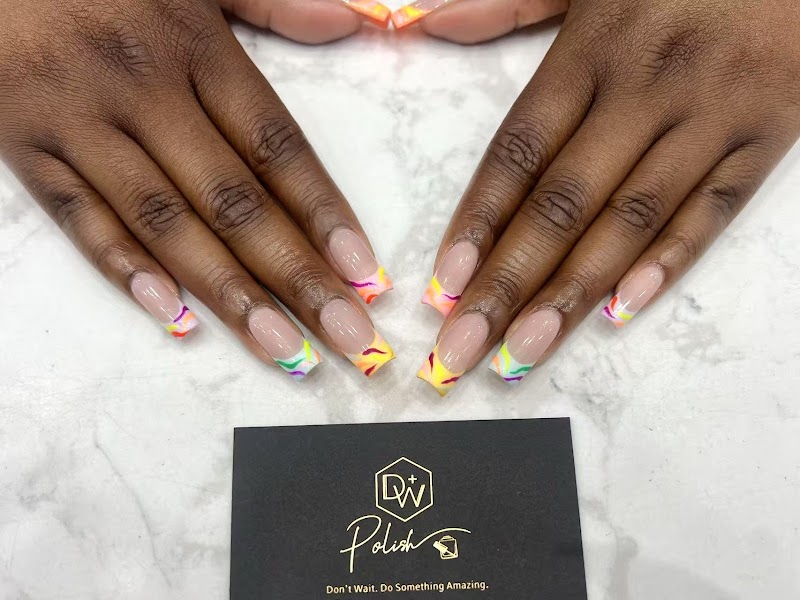 Coastal Nails nail design by D+W Polish in New York