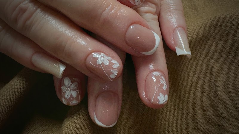 French Tips at Venus Nail Salon 607 in New York