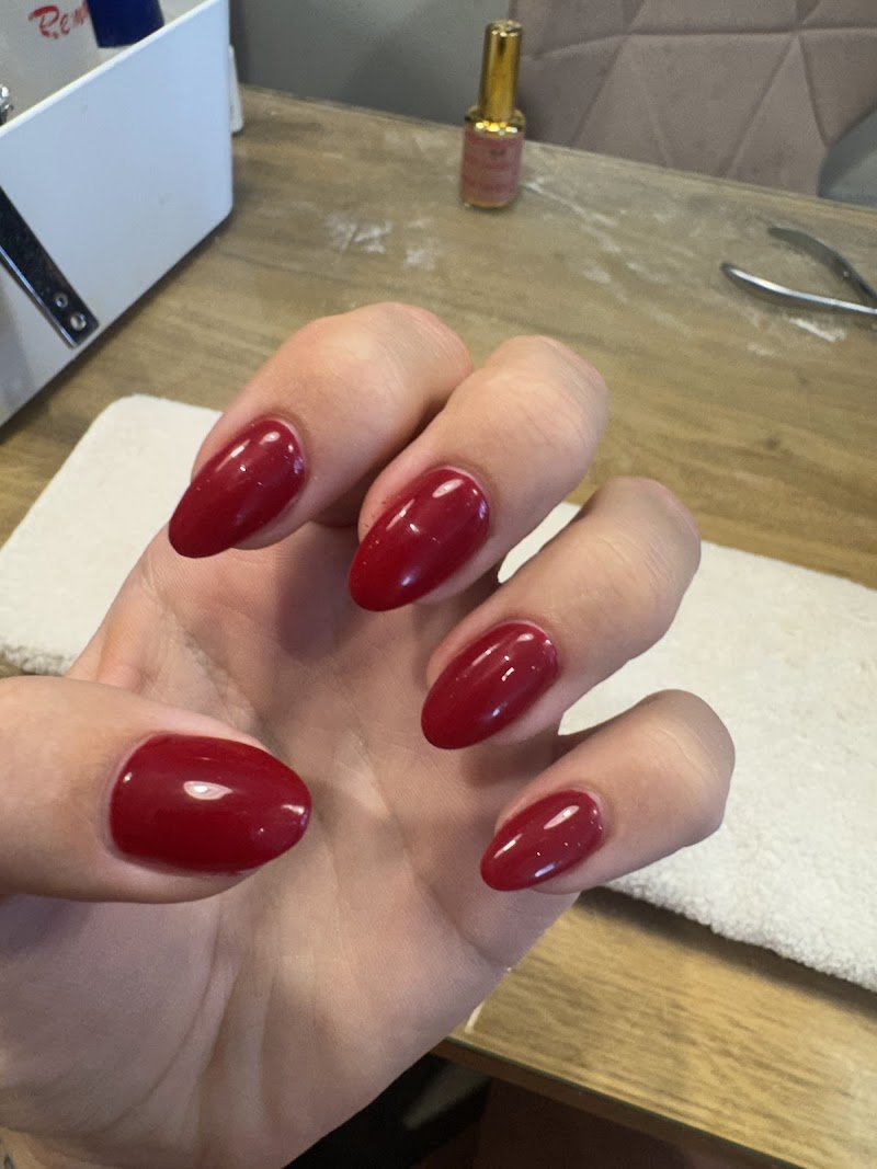 Gel-X nail design by The Nail Garden Leicester Square in London