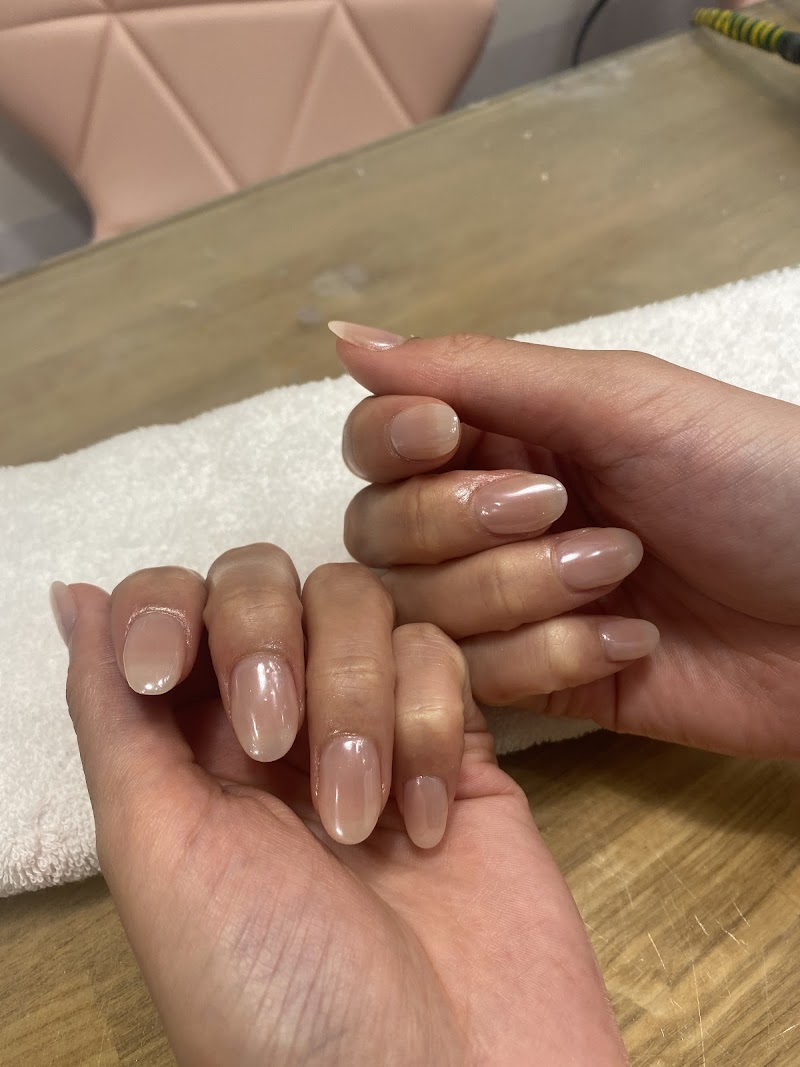 Gel-X nail design by The Nail Garden Leicester Square in London