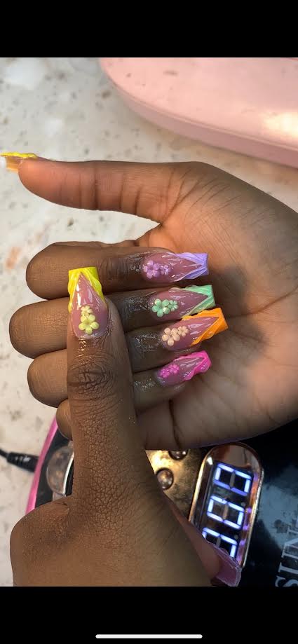 French Tips at Sugar Scrub Nails & Hair Super Salon & SPA in New York