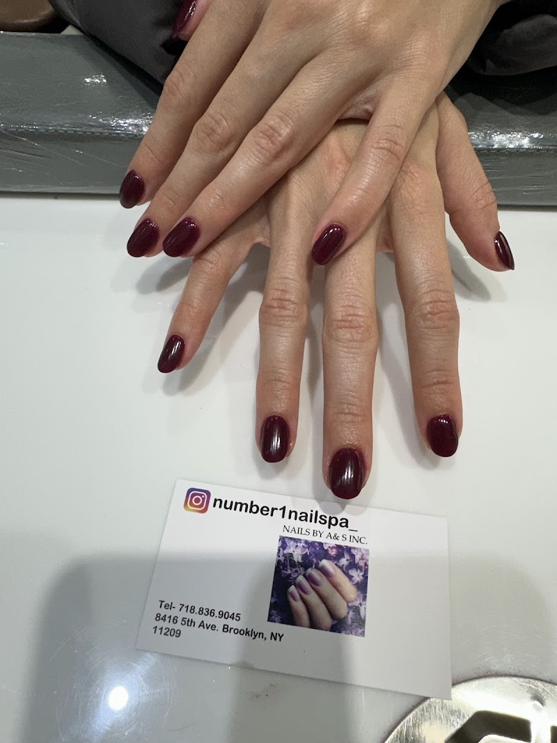 Fall Nails nail design by number 1 nail spa in New York