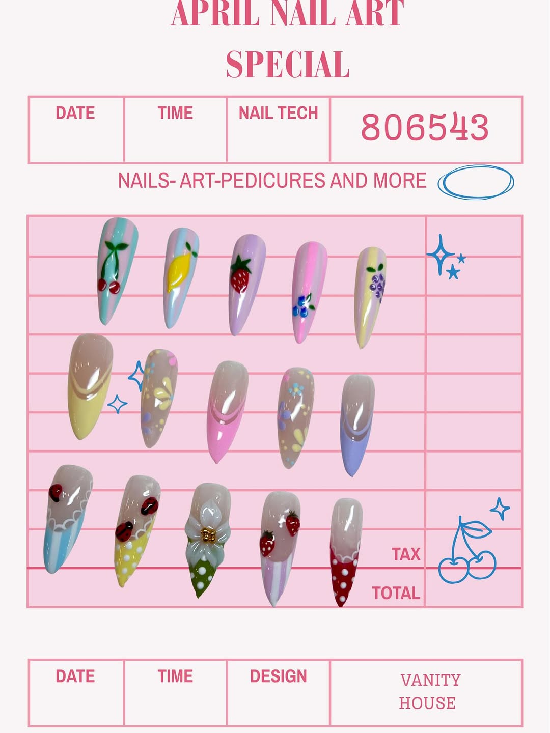 Nail Art at Vanity House NYC in New York
