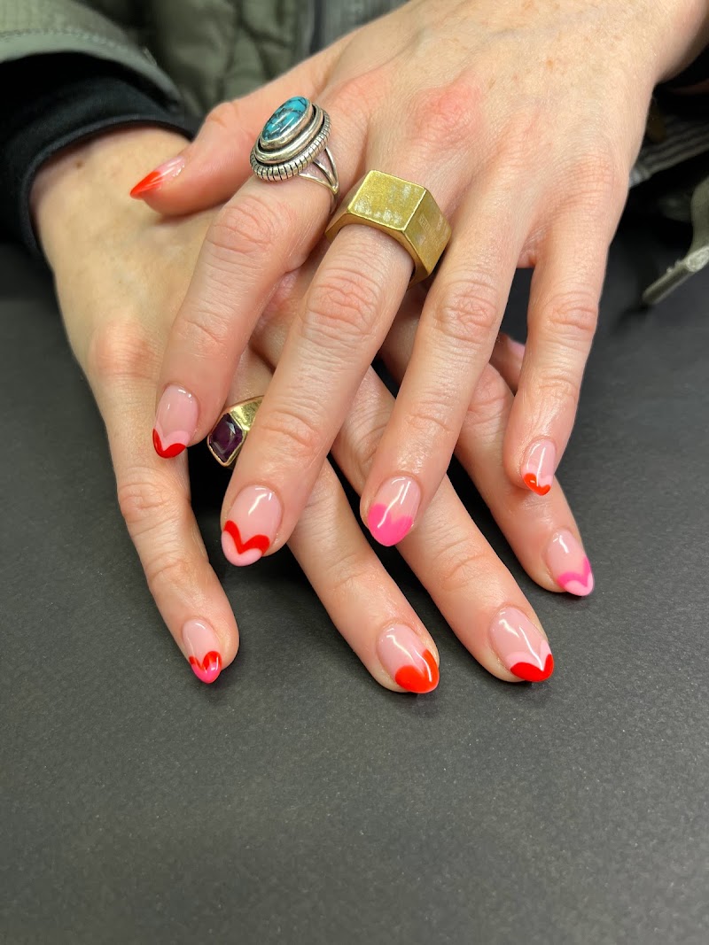 Fall Nails nail design by MINU STUDIOS Nail Art Studio in New York