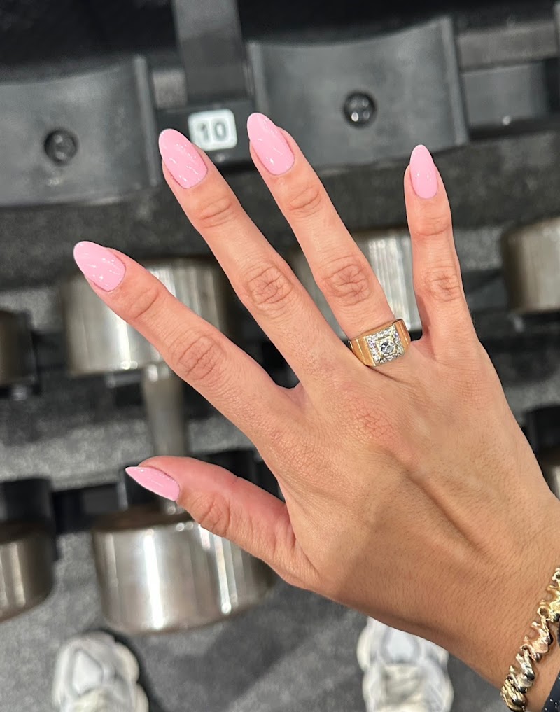 Coffin Nails nail design by Bloombar Nail Lounge in Miami