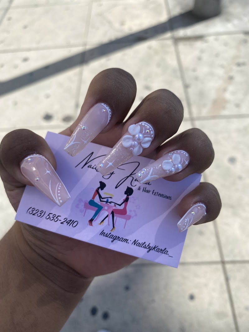 Coffin Nails nail design by Nails & Extensions by Karla