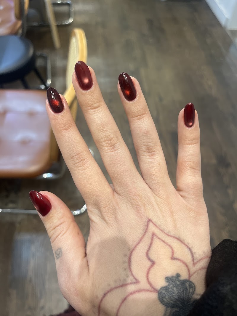 Gel-X nail design by Panda Nails | 8th Ave, Chelsea in New York