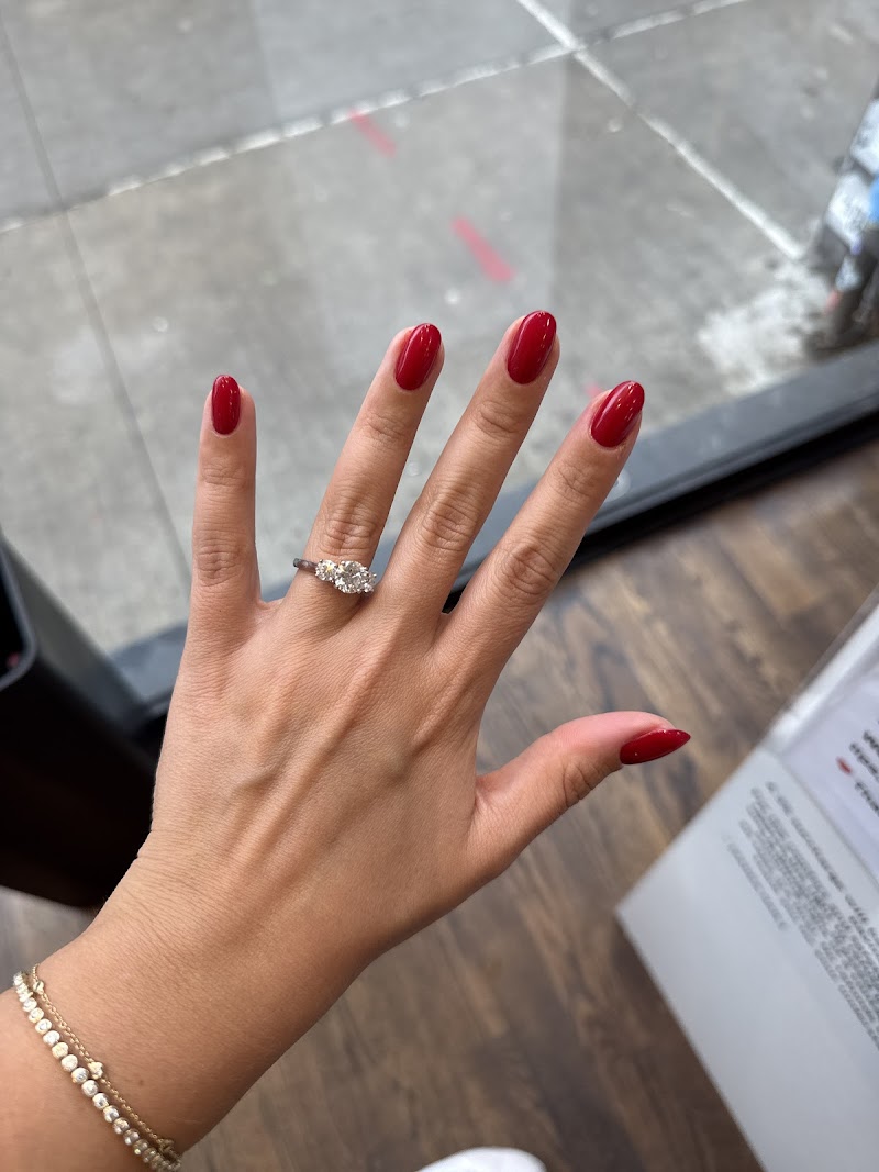 Gel-X nail design by Panda Nails | 8th Ave, Chelsea in New York