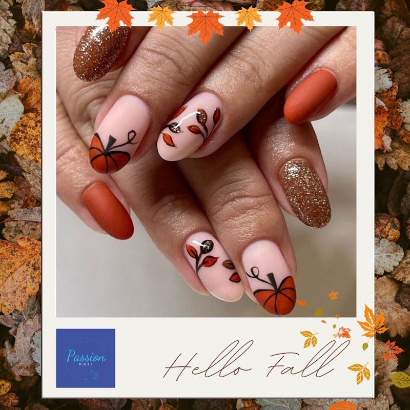 Coastal Nails nail design by Passion Nails in Los Angeles