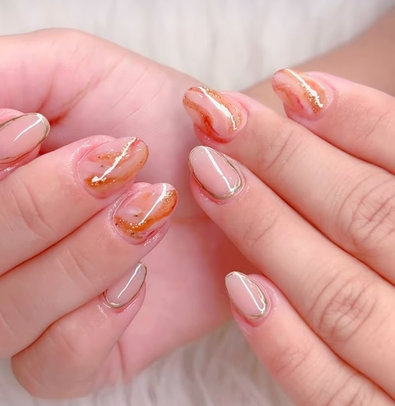 Almond Shape at Sophia Nail Salon in Miami