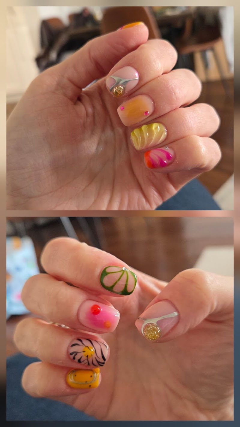 Fall Nails nail design by Nail Stories - Hackney Road in London