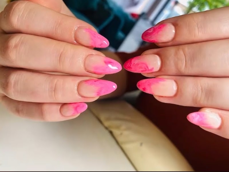 Pink Nails nail design by AD nails