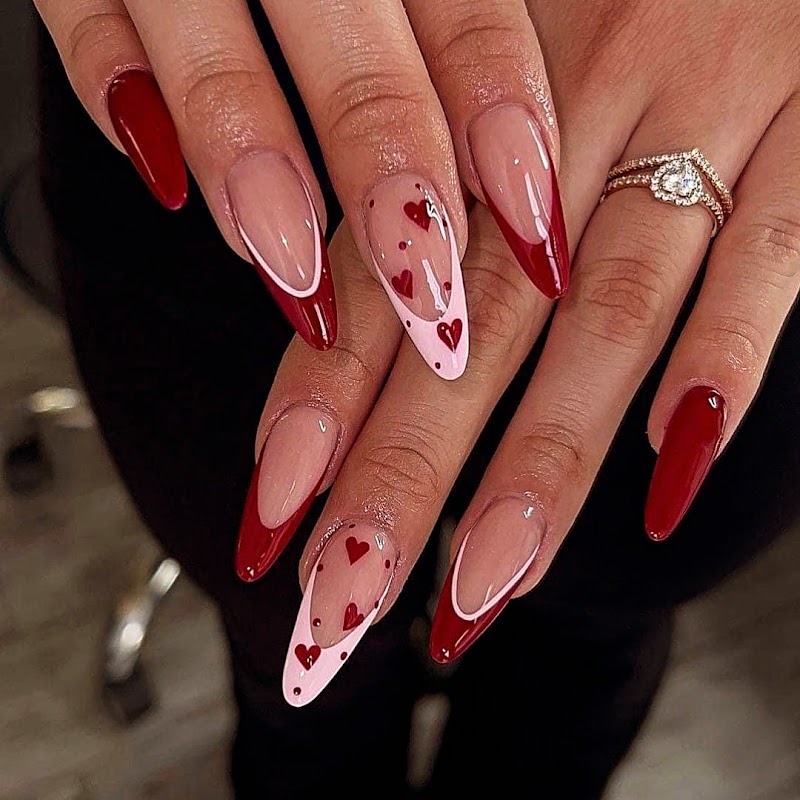 Pink Nails nail design by AD nails