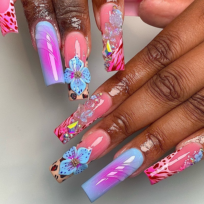 Y2K Nails nail design by Chloe Nails & Beauty in New York