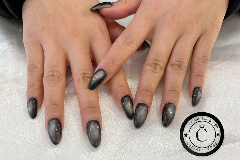 BIAB nail design by Chrystal Nail & Spa in New York