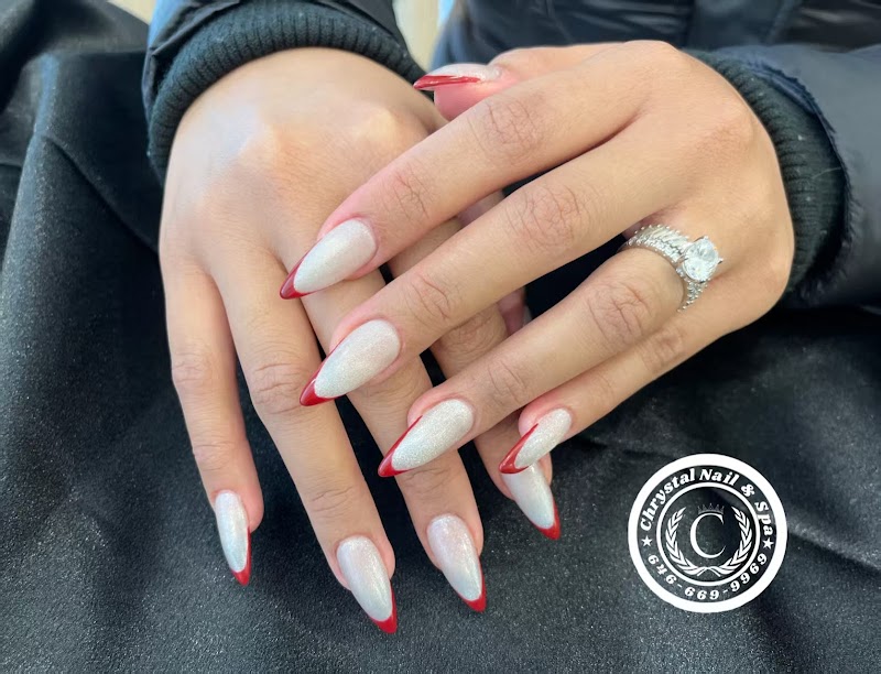 BIAB nail design by Chrystal Nail & Spa in New York