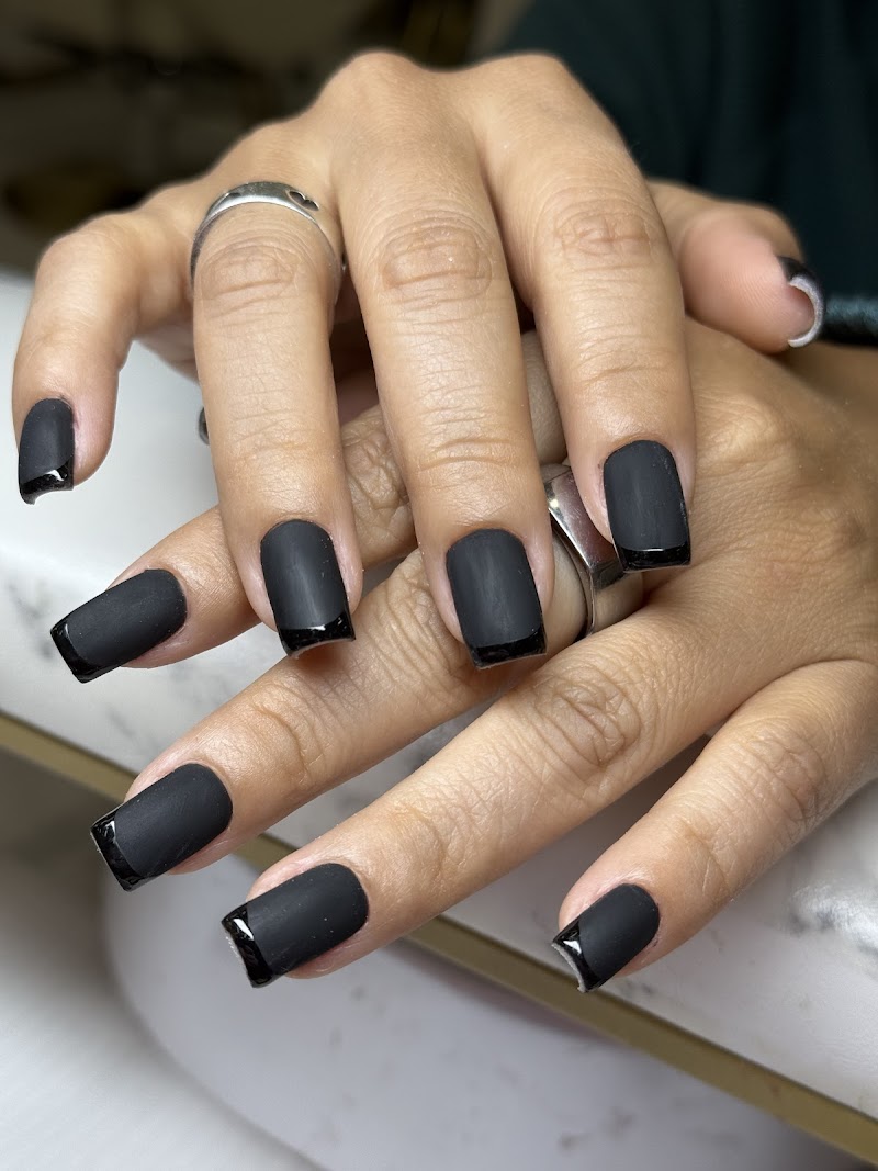 Russian Manicure nail design by Draxt Nails - Russian Manicure in Los Angeles