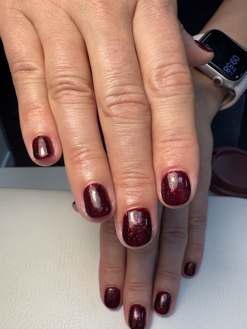 Winter Nails nail design by Oki-Doki London in London