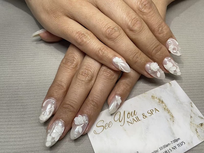 BIAB nail design by See You Nail Spa in New York