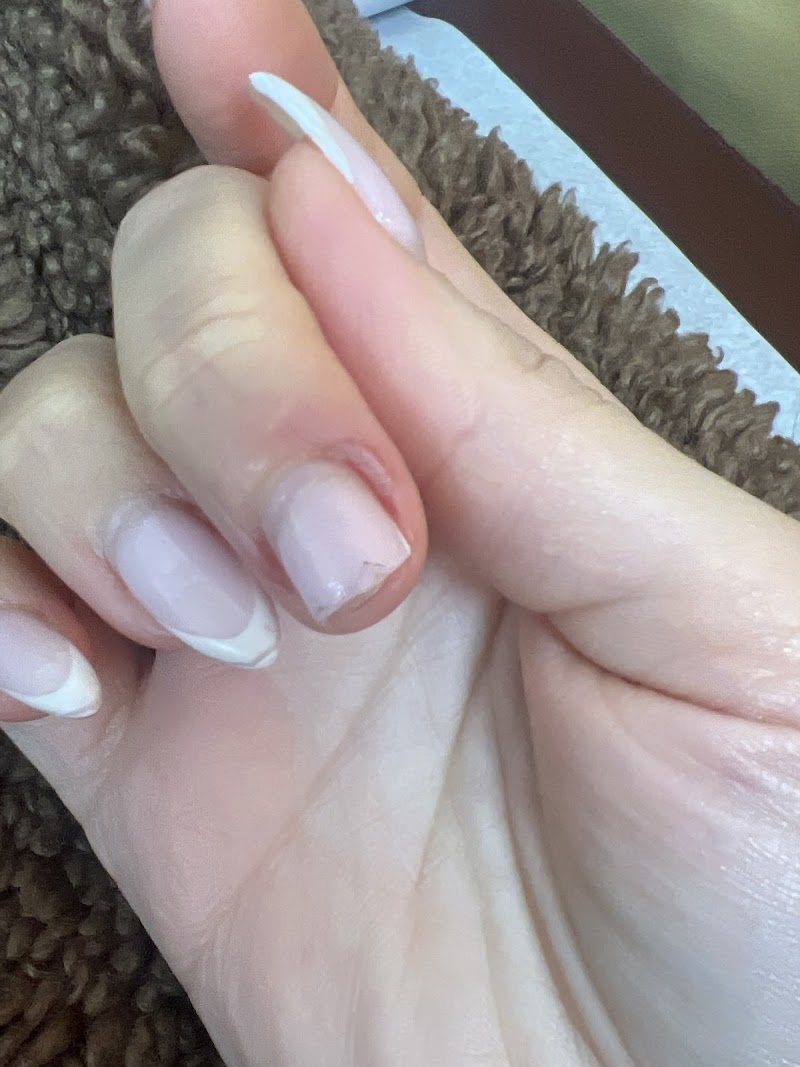 French Tips at T&a Serendipity Nail Salon in New York