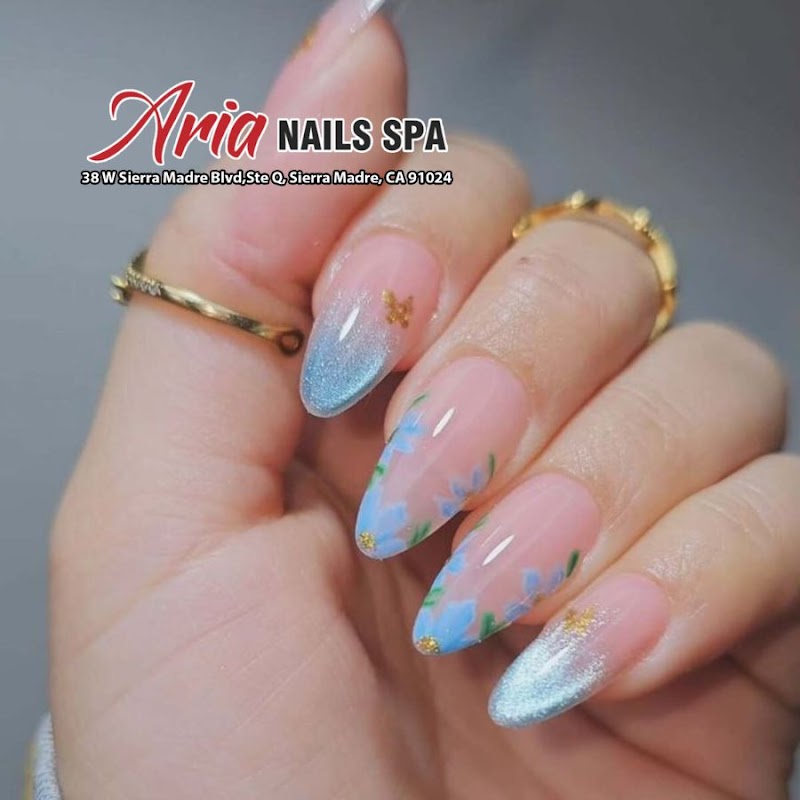 Spring Nails nail design by Aria Nails Spa in Los Angeles