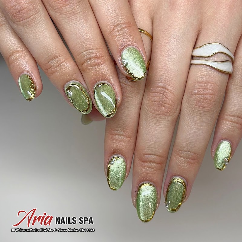 Spring Nails nail design by Aria Nails Spa in Los Angeles