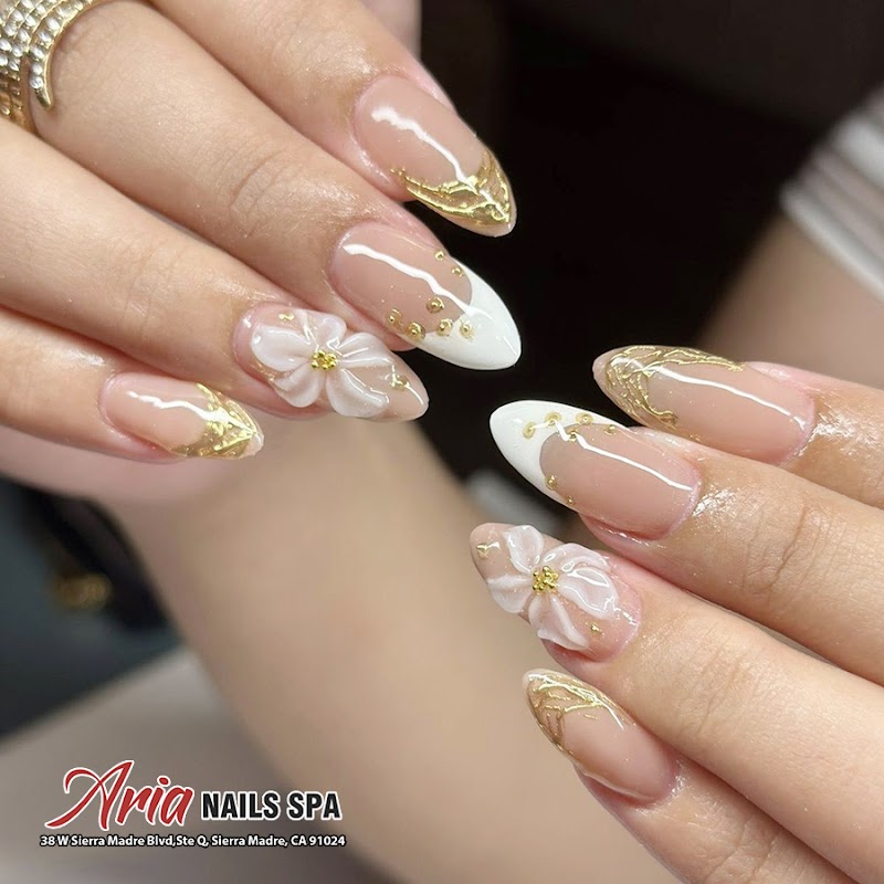 Spring Nails nail design by Aria Nails Spa in Los Angeles