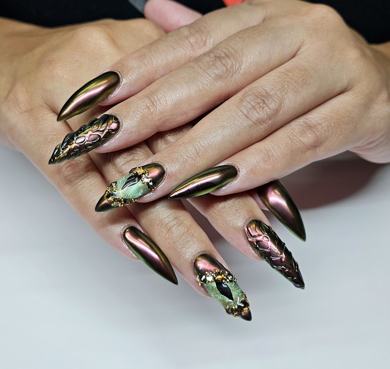 BIAB nail design by Bare Method Studio in Los Angeles