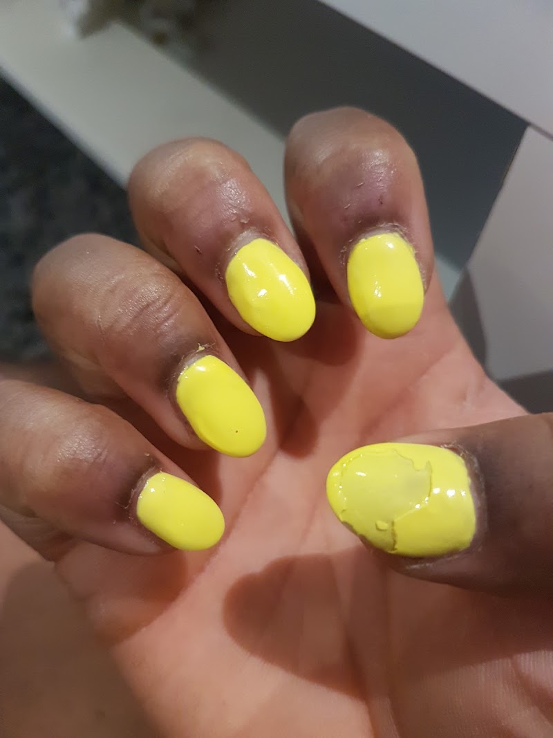 Coffin Nails nail design by London Nails in Chicago