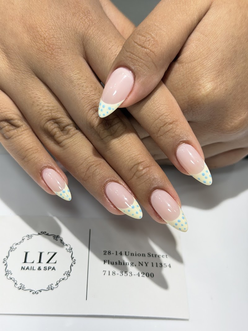 Easter Nails nail design by Liz Nail & Spa Inc. in New York