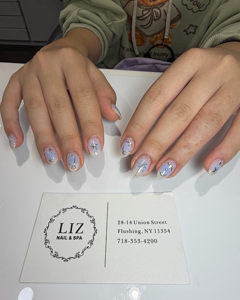 Easter Nails nail design by Liz Nail & Spa Inc. in New York
