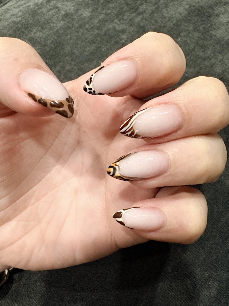 French Tips at High Society Nails in Chicago