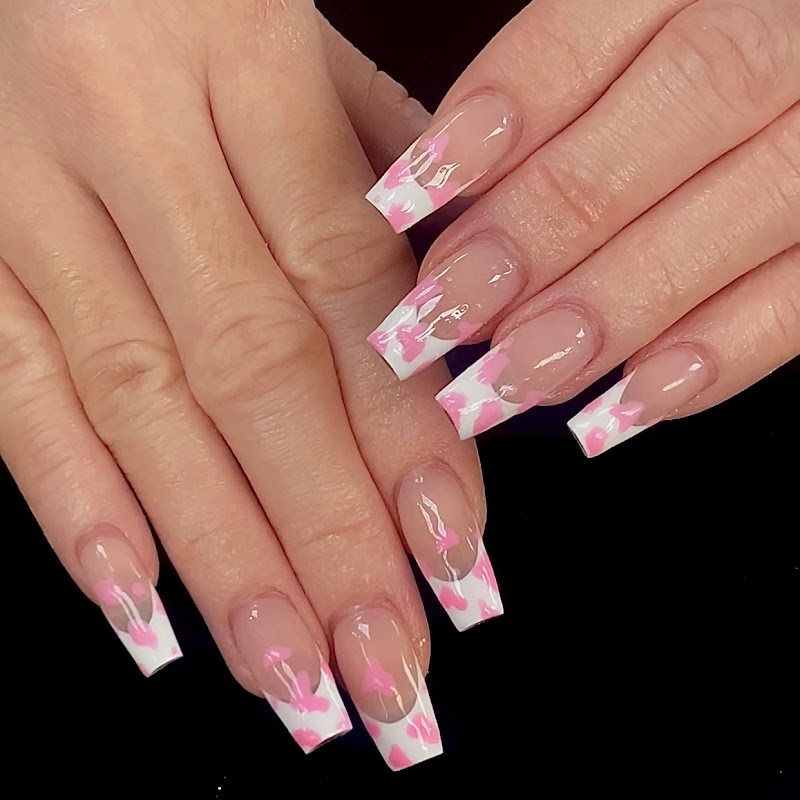 Spring Nails nail design by Pure Nails Spa Salon Pasadena Ca in Los Angeles