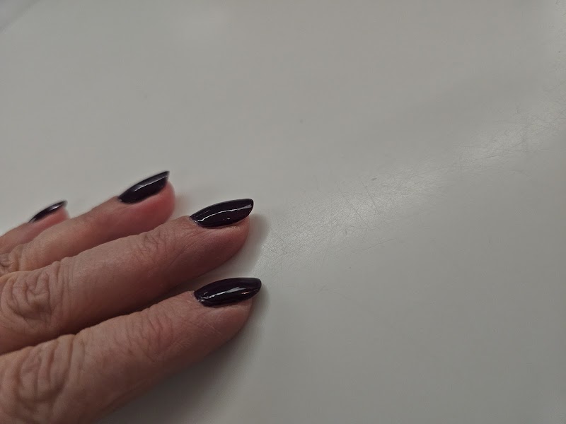 Dark Nails nail design by 48 Diva Nails in New York