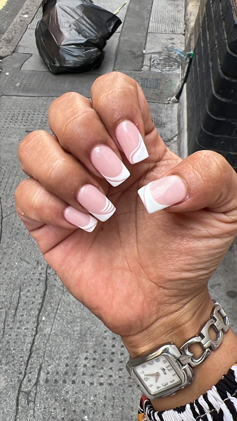 Coffin Nails nail design by Hi Nail & Beauty Hackney in London