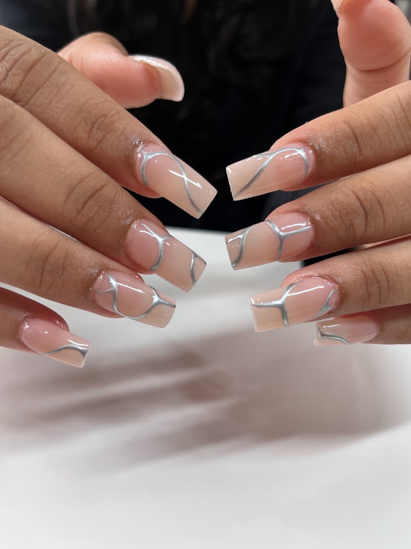 Coffin Nails nail design by Nails by Katy (Divino's inside) in London