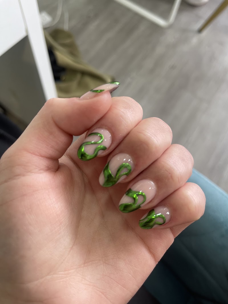 Coffin Nails nail design by Nails by Katy (Divino's inside) in London