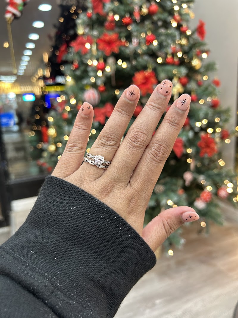 BIAB nail design by Rose & Blossom Nail Spa in London