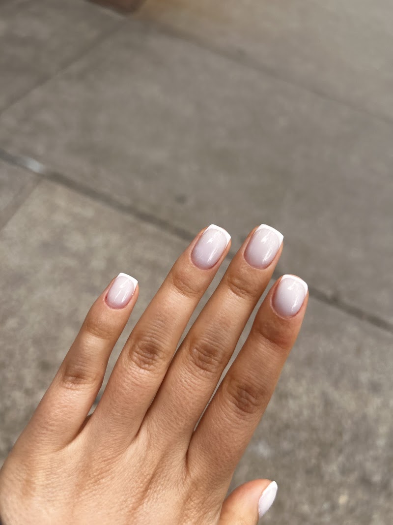 Russian Manicure nail design by GoldenGlow in New York