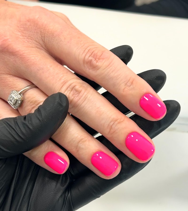 Russian Manicure nail design by GoldenGlow in New York