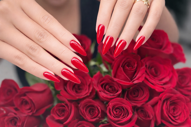 Winter Nails nail design by Brickell Euroflair Inc in Miami