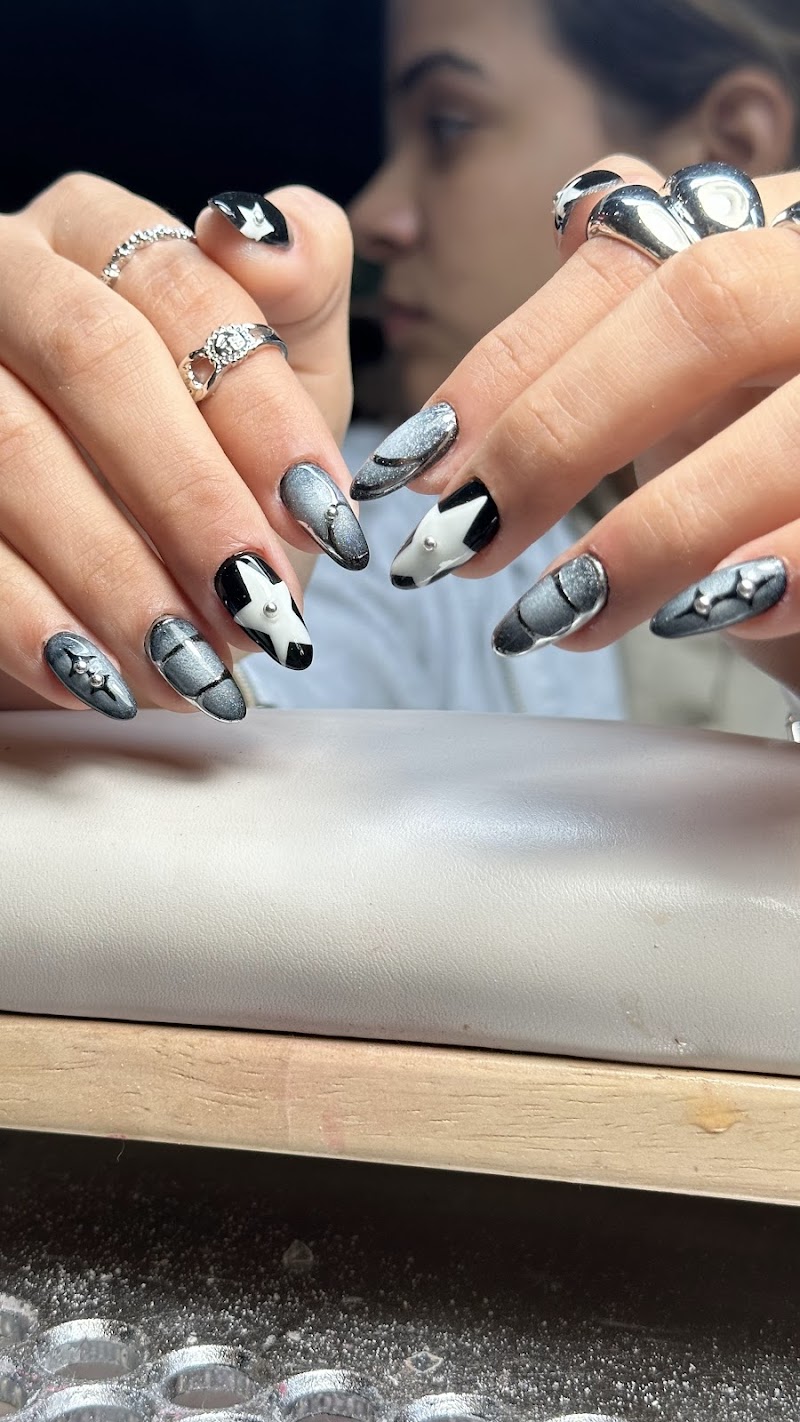 Coffin Nails nail design by Luisana Beauty & Spa in Miami