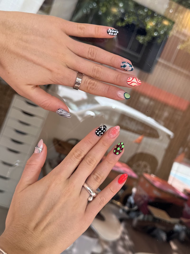 Coffin Nails nail design by Luisana Beauty & Spa in Miami