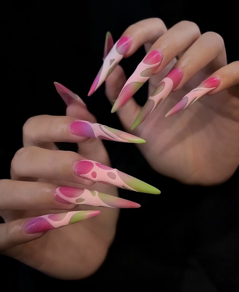 Y2K Nails nail design by Maroon Nail And Spa in Los Angeles