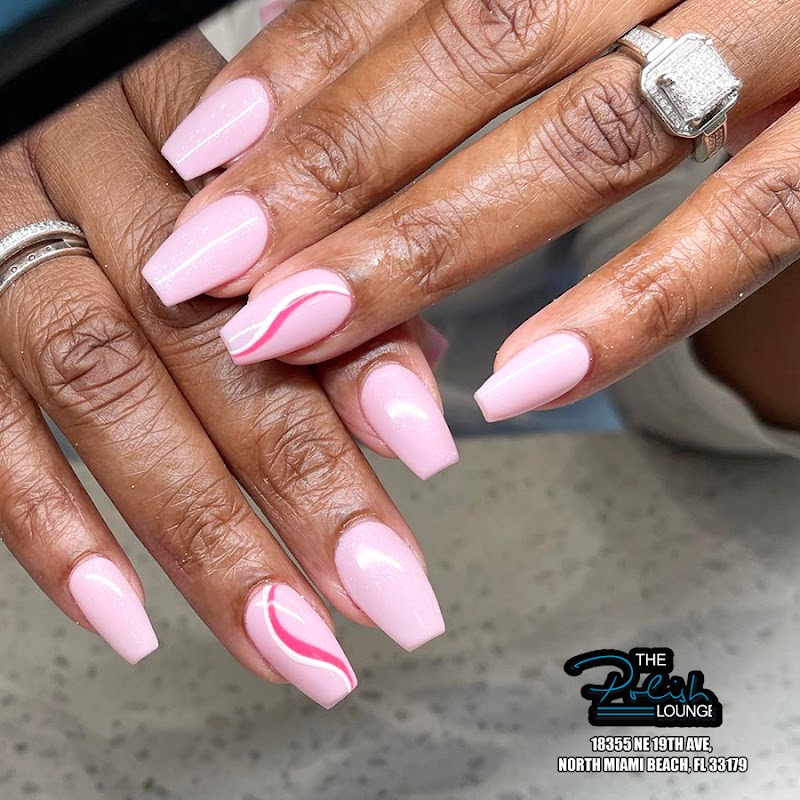 Dark Nails nail design by The Polish Lounge in Miami