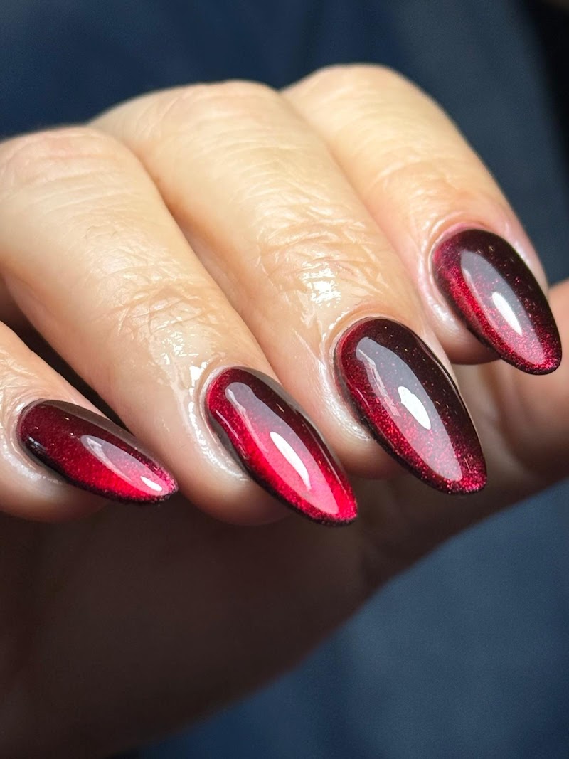 Russian Manicure nail design by Bella Nails & Beauty I Aventura in Miami