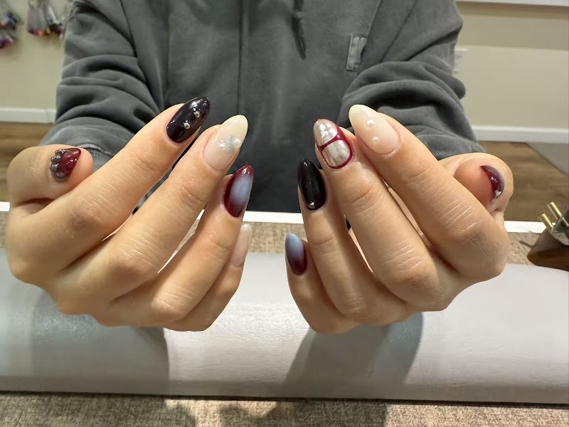 Japanese Gel nail design by We Nail in New York