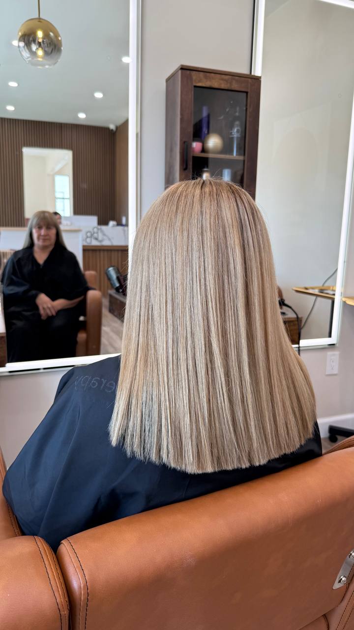 Russian Manicure nail design by Backstage Beauty in Los Angeles