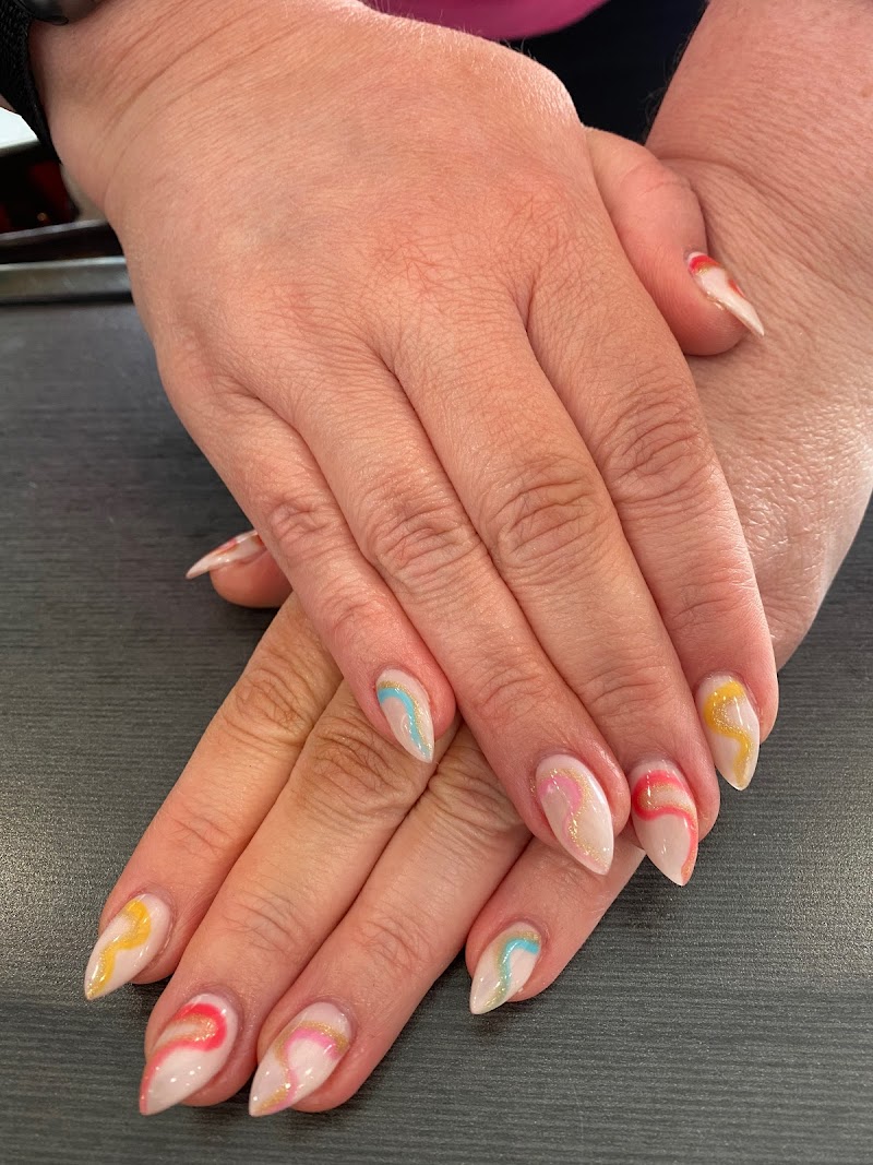 Coastal Nails nail design by Polished Beauty Bar in Los Angeles